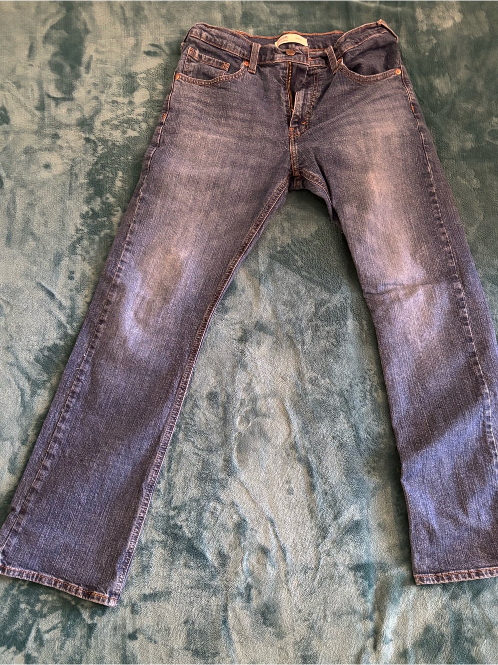 Men’s Signature by Levi Bootcut Jeans in Faded Blue Denim 30X30